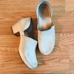 Sandgrens Brett Suede Clogs